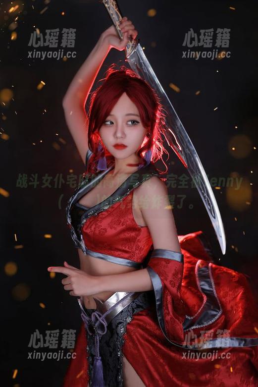 战斗女仆宅邸的高清写真，完全被Jenny(정제니)的气势给炸裂了。