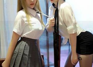 模范学院 – 卤蛋luna黑丝套图，一如既往的骚，却又不太一样的更新